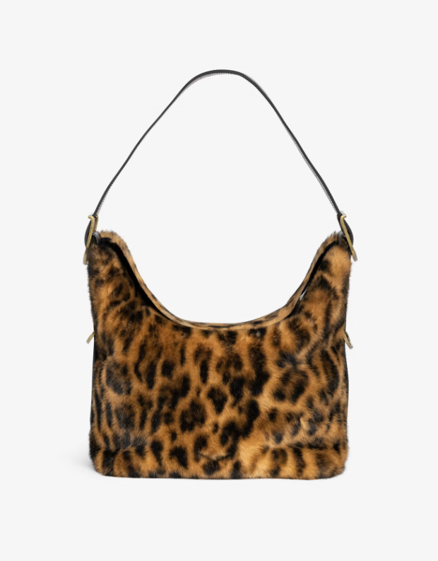Bolso Jane Leopard Cognac